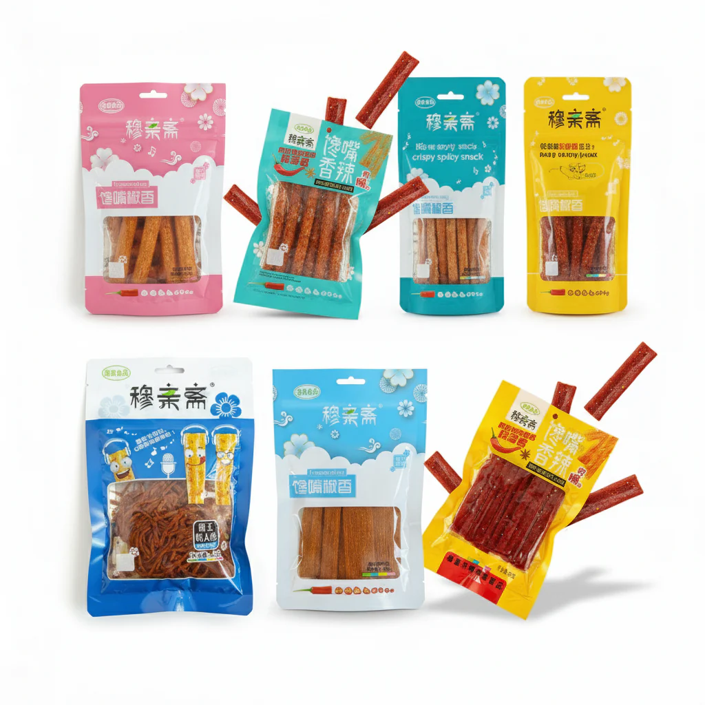 7 Latiao Spicy Strips Latiao Spicy Snac - 100 gm
