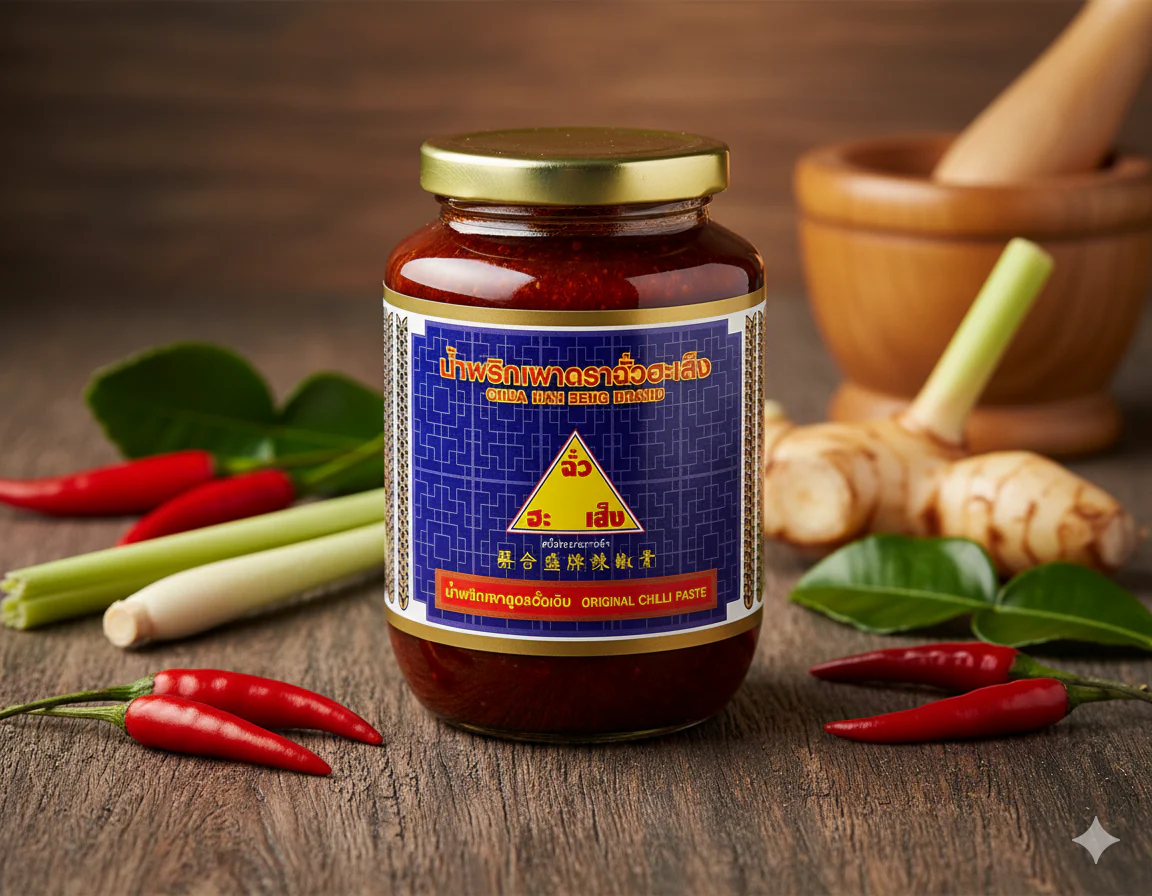 Shawa Hah Sing Hot Pepper Paste - 500 g - Image 2