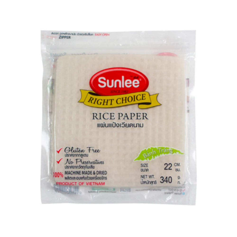Sunlee Square Rice Paper - 340 gm